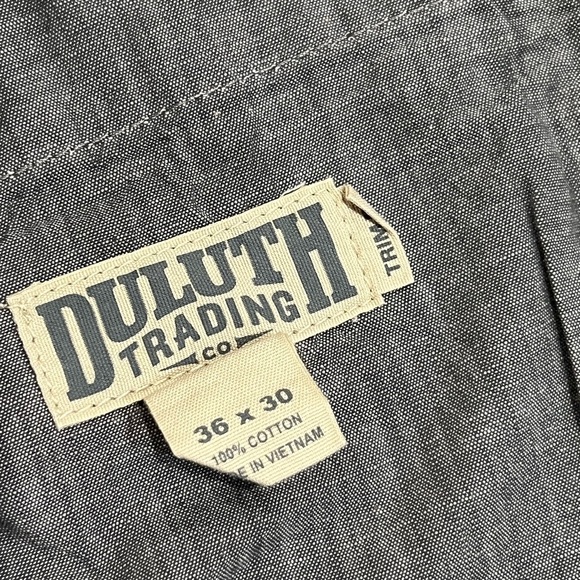 Duluth Trading Co. 36W 30L Beige Tactical Hiking Performance Heavy Cotton Pants - Picture 5 of 7